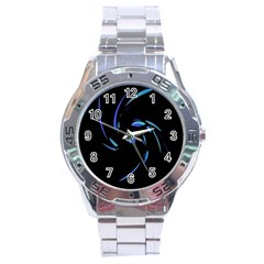 Blue twist Stainless Steel Analogue Watch