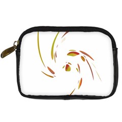 Orange Twist Digital Camera Cases by Valentinaart