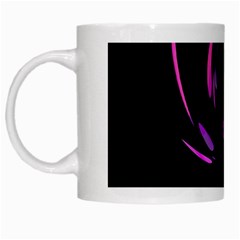 Purple Twist White Mugs by Valentinaart