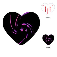 Purple Twist Playing Cards (heart) 