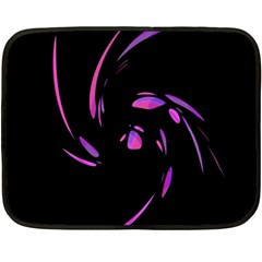 Purple Twist Fleece Blanket (mini)