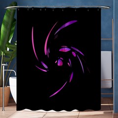 Purple Twist Shower Curtain 60  X 72  (medium) 