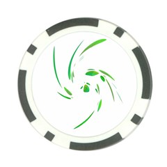 Green Twist Poker Chip Card Guards