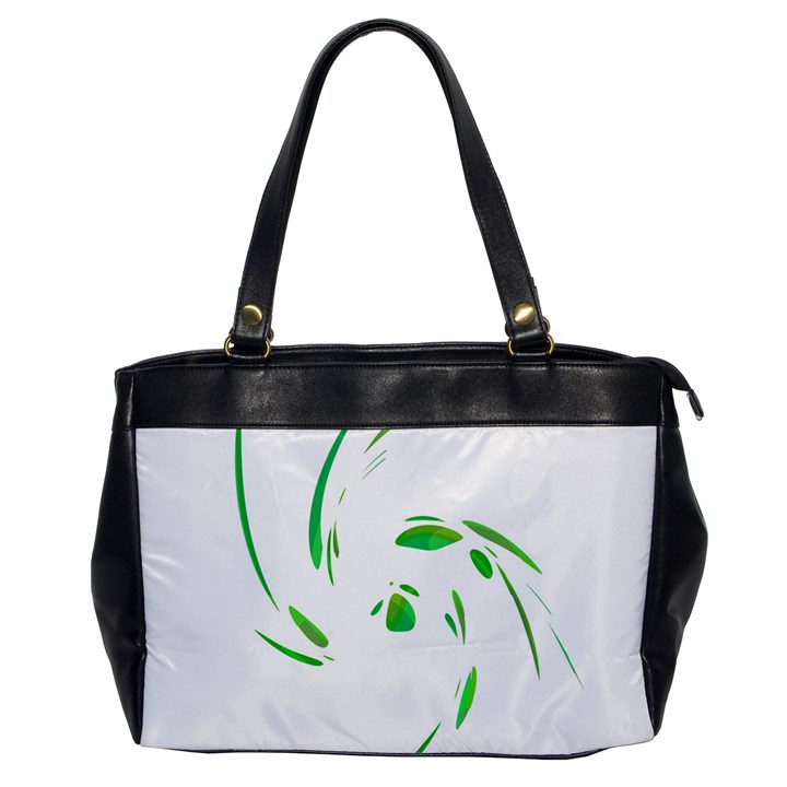 Green twist Office Handbags