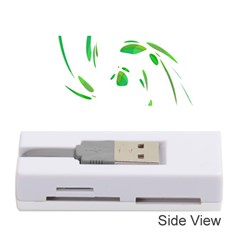 Green Twist Memory Card Reader (stick) 