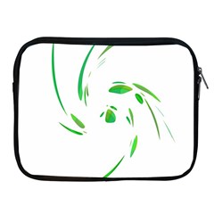 Green Twist Apple Ipad 2/3/4 Zipper Cases by Valentinaart