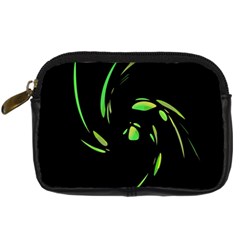 Green Twist Digital Camera Cases by Valentinaart