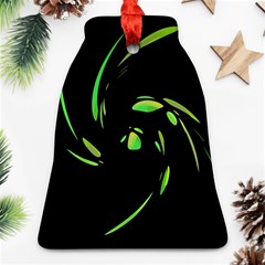 Green Twist Bell Ornament (2 Sides)