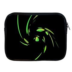 Green Twist Apple Ipad 2/3/4 Zipper Cases by Valentinaart