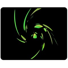 Green Twist Double Sided Fleece Blanket (medium) 