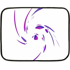 Purple Twist Fleece Blanket (mini)