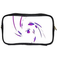 Purple Twist Toiletries Bags by Valentinaart