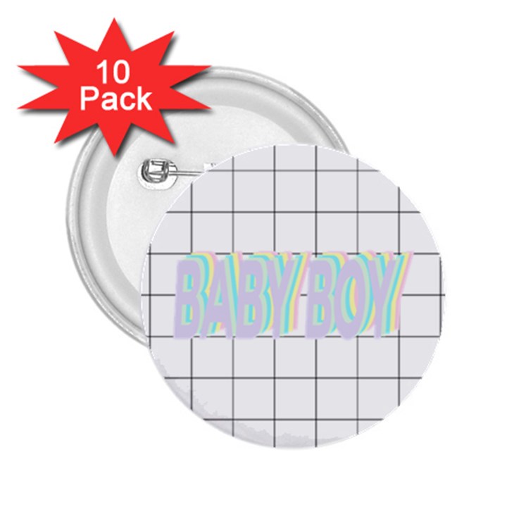 Baby B Transparent  2.25  Buttons (10 pack) 