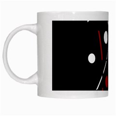 Artistic Abstraction White Mugs by Valentinaart