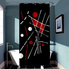 Artistic Abstraction Shower Curtain 36  X 72  (stall) 