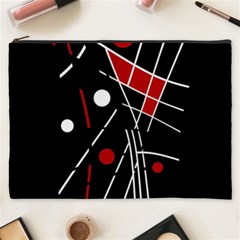 Artistic Abstraction Cosmetic Bag (xxxl)  by Valentinaart