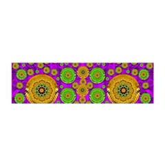 Fantasy Sunroses In The Sun Satin Scarf (oblong) by pepitasart