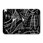 Gray abstraction Plate Mats 18 x12  Plate Mat