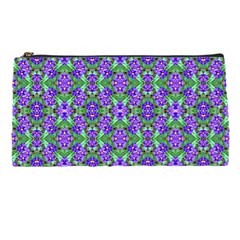 Pretty Purple Flowers Pattern Pencil Cases by BrightVibesDesign