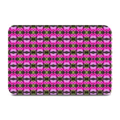 Pretty Pink Flower Pattern Plate Mats