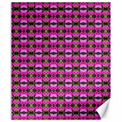 Pretty Pink Flower Pattern Canvas 20  X 24   by BrightVibesDesign