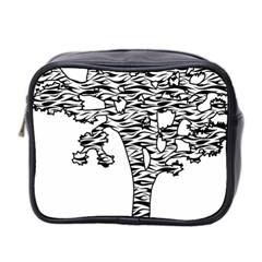 Jt Zebra Stipes 11 X 17 Mini Toiletries Bag 2-side