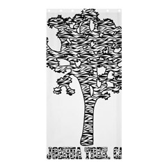 Jt Zebra Stipes 11 X 17 Shower Curtain 36  X 72  (stall) 