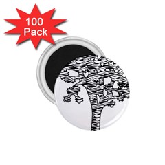 Joshua Tree Zebra Stripes 1 75  Magnets (100 Pack)  by WickedCool