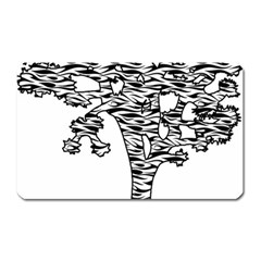 Joshua Tree Zebra Stripes Magnet (rectangular) by WickedCool