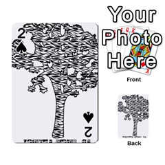 Joshua Tree Zebra Stripes Playing Cards 54 Designs 