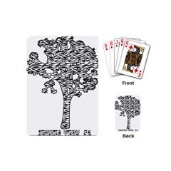 Joshua Tree Zebra Stripes Playing Cards (mini) 