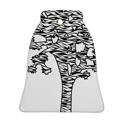 Joshua Tree Zebra Stripes Bell Ornament (2 Sides) by WickedCool