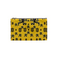  Disco Dancing In The  Tribal Nature  Cosmetic Bag (small)  by pepitasart