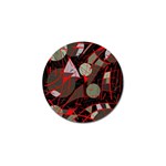 Artistic abstraction Golf Ball Marker Front