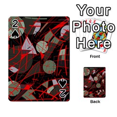 Artistic Abstraction Playing Cards 54 Designs  by Valentinaart