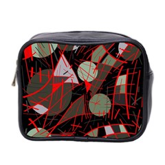 Artistic Abstraction Mini Toiletries Bag 2-side by Valentinaart