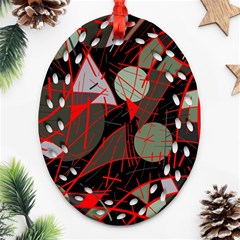 Artistic Abstraction Ornament (oval Filigree)  by Valentinaart