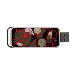 Artistic Abstraction Portable Usb Flash (one Side)