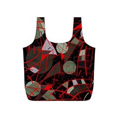 Artistic Abstraction Full Print Recycle Bags (s)  by Valentinaart