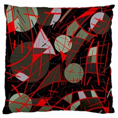 Artistic Abstraction Large Flano Cushion Case (two Sides)