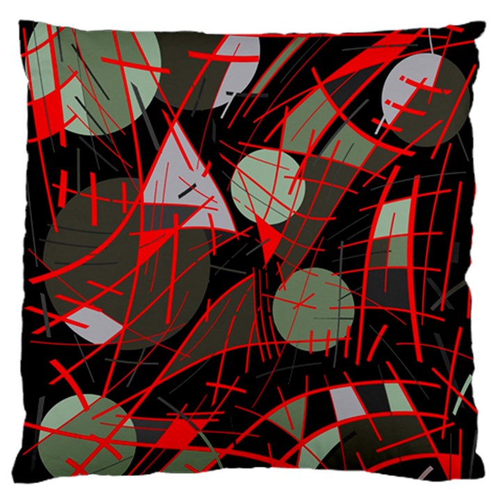 Artistic abstraction Large Flano Cushion Case (Two Sides)