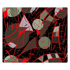 Artistic Abstraction Double Sided Flano Blanket (small) 