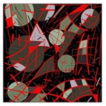 Artistic abstraction Large Satin Scarf (Square) Front