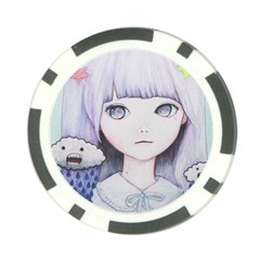 My Little Cloud Poker Chip Card Guards by kaoruhasegawa