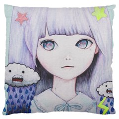 My Little Cloud Large Cushion Case (two Sides) by kaoruhasegawa