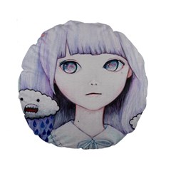 My Little Cloud Standard 15  Premium Round Cushions by kaoruhasegawa