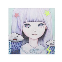 My Little Cloud Small Satin Scarf (square) by kaoruhasegawa