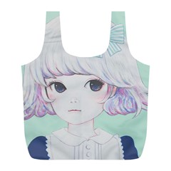 Spring Mint! Full Print Recycle Bags (l)  by kaoruhasegawa