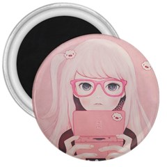 Gamegirl Girl 3  Magnets