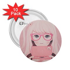 Gamegirl Girl 2 25  Buttons (10 Pack) 